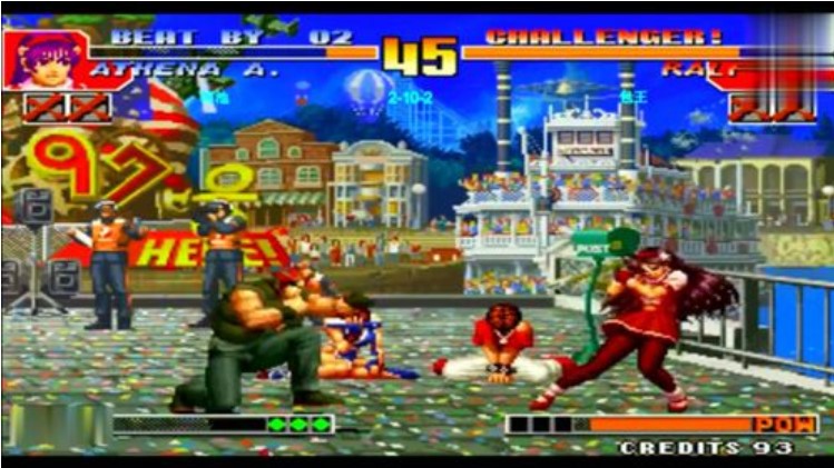 fc拳皇95麻宫雅典娜出招表