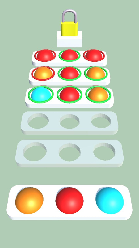 彩球排序解谜截图