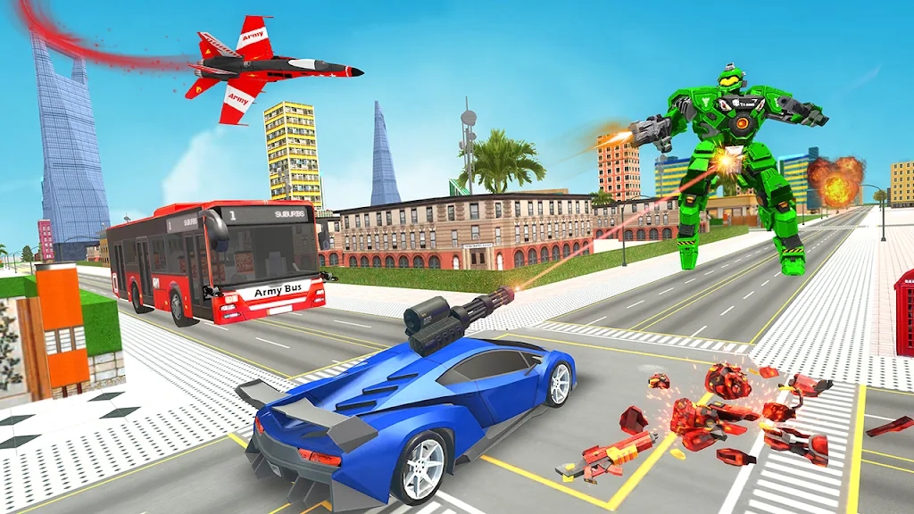 陆军坦克机器人游戏安卓手机版 截图