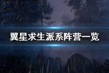 《翼星求生》有哪些派系