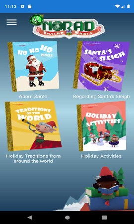 跟踪圣诞老人截图