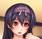 露出彼女分享的快乐