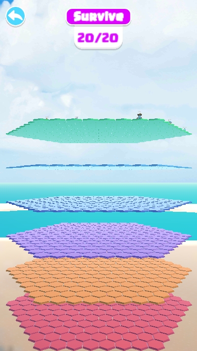 豆豆人六边形挑战截图