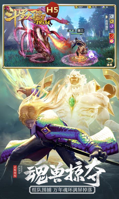 斗罗大陆h5冰封迷阵版截图