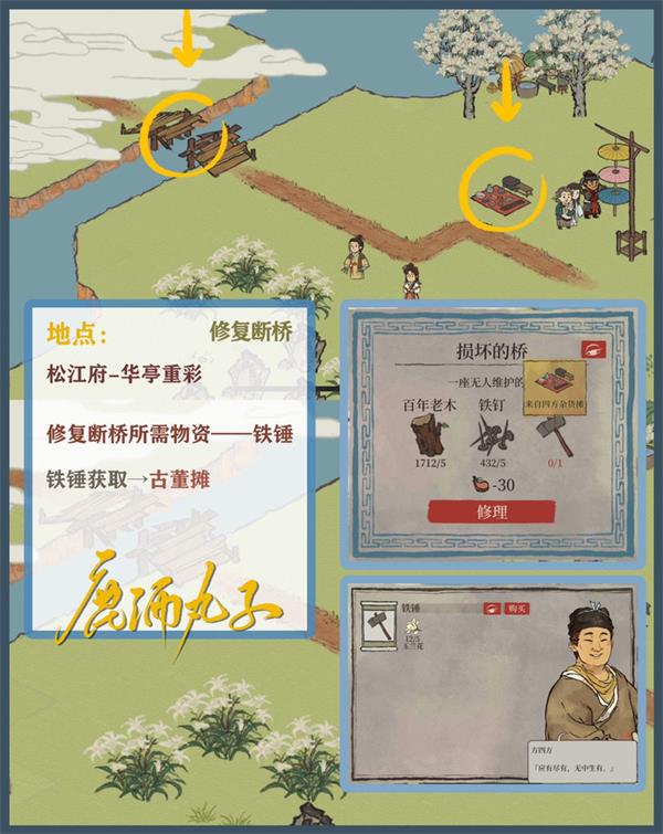 《江南百景图》松江探险第二章华亭重彩通关全流程分享