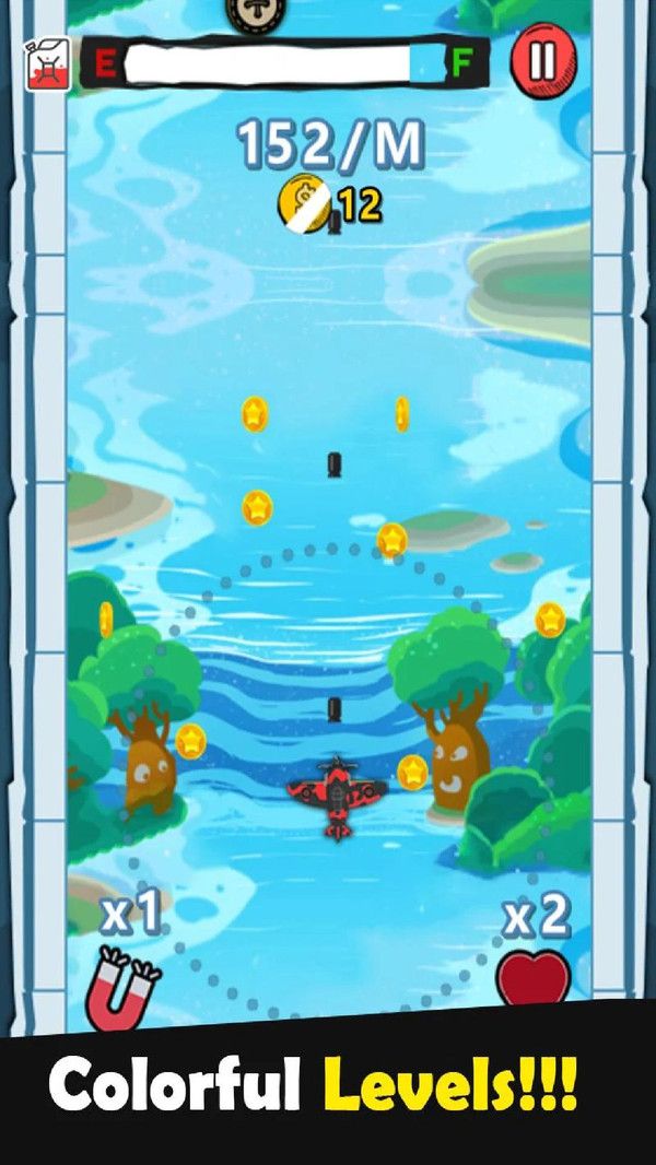 直升机穿越绿带截图