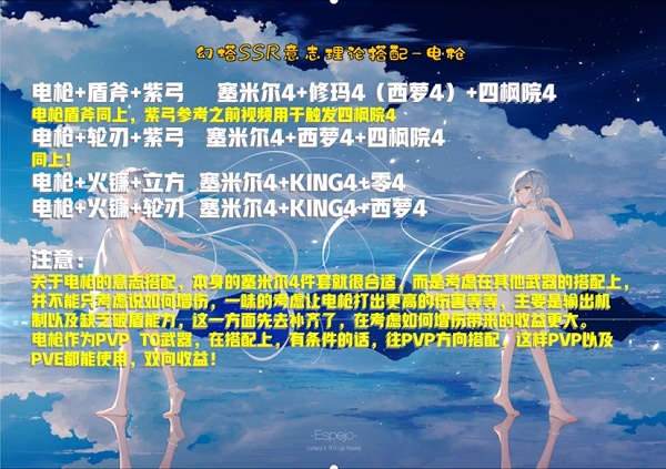 《幻塔》电枪意志该怎么搭配