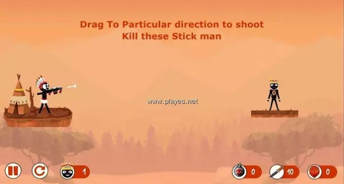 Mr Stickman Bullet截图