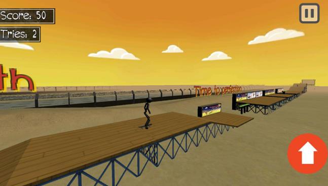 火柴人极限滑板截图