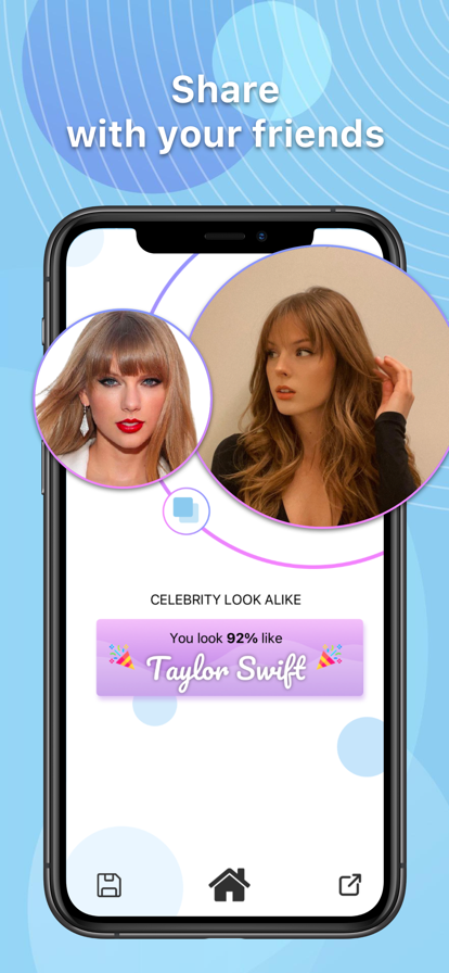 名人看起来像我的复制品截图