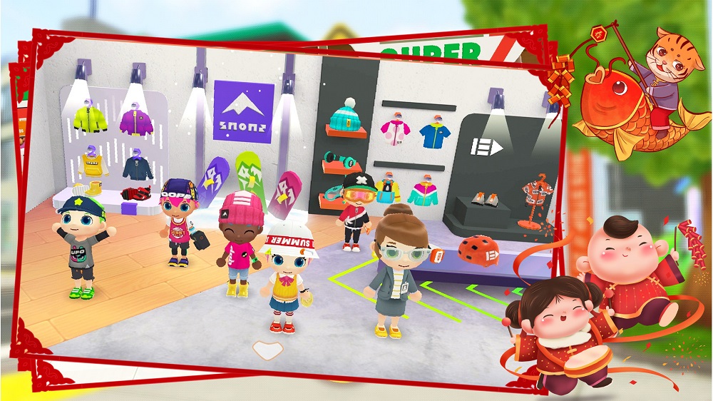 樱花小镇萌萌装扮截图