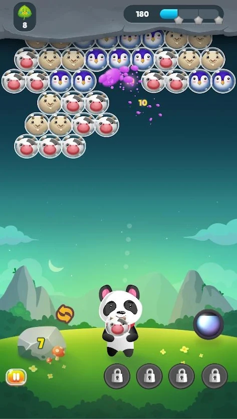 泡泡龙-熊猫救援截图