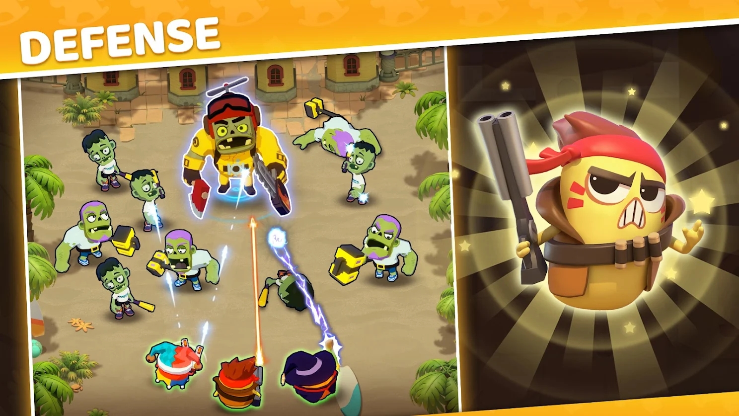 梦幻公园：空闲僵尸防御截图