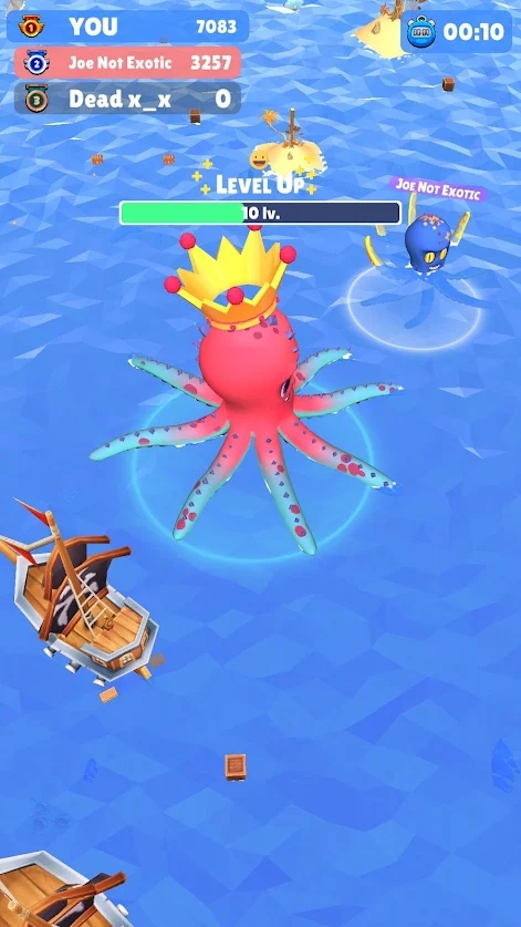 章鱼的冲突：吃掉一切截图