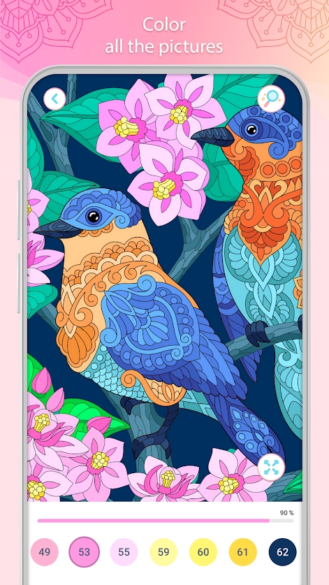 按数字填色截图