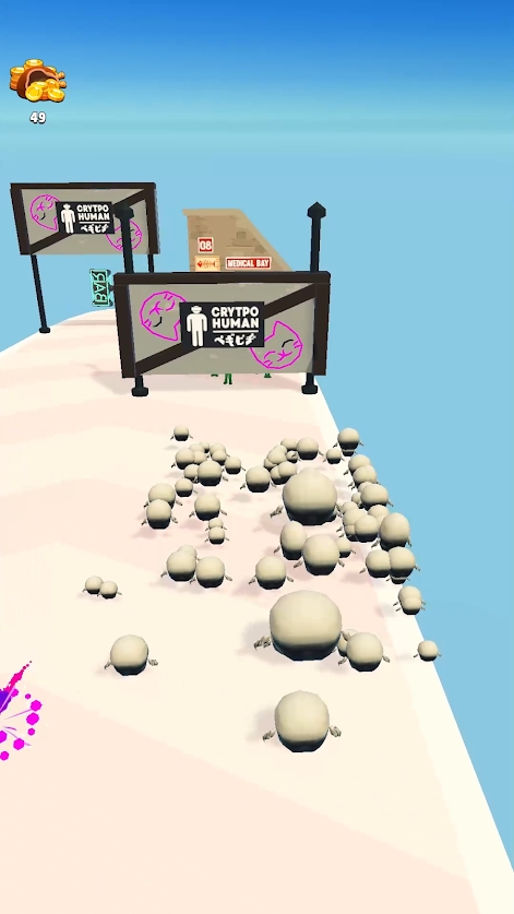 拥挤的人群截图