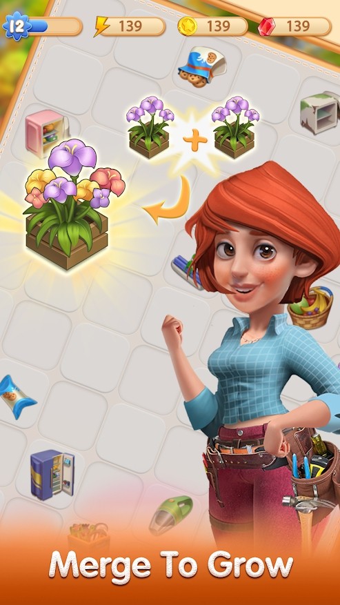 合并镇:设计农场截图