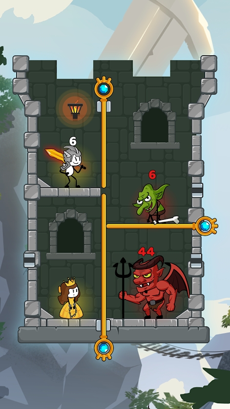 火柴人传奇骑士：拉别针截图