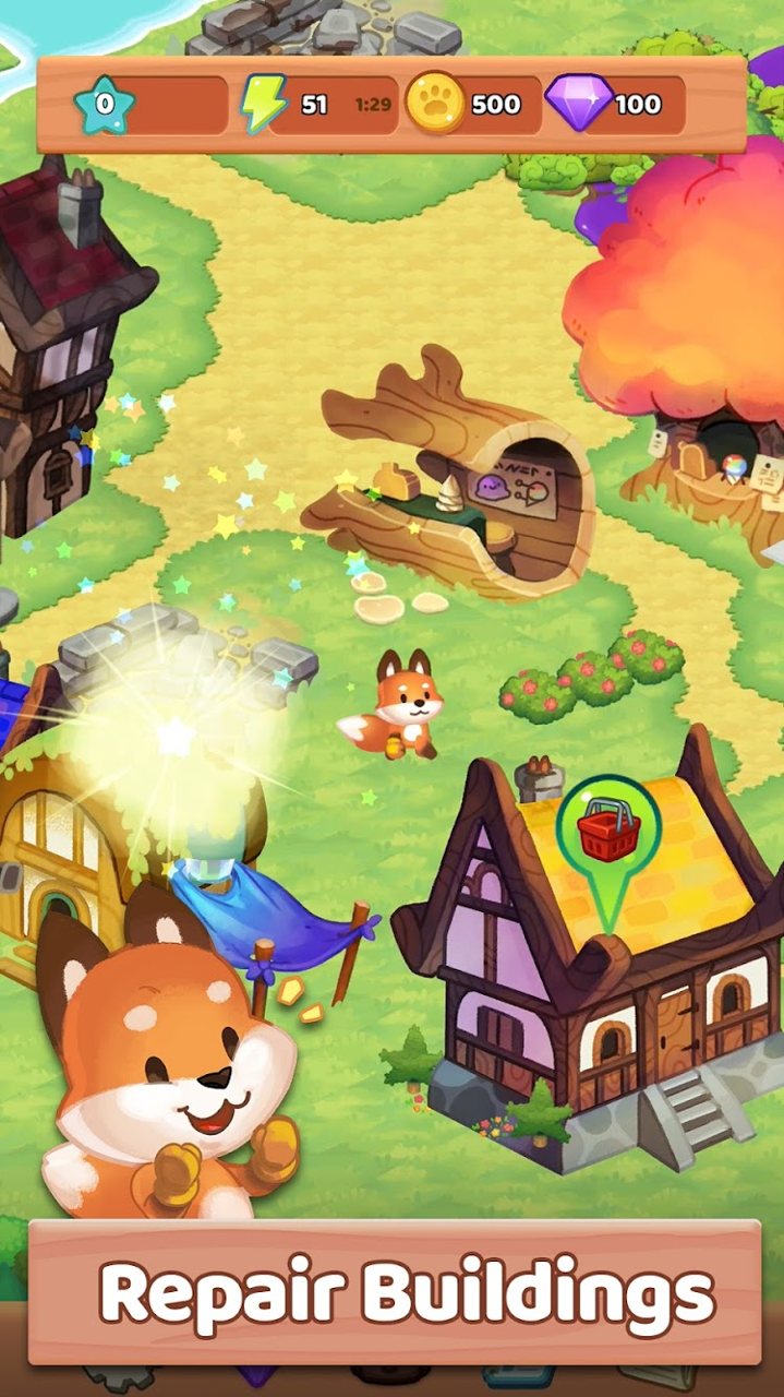 小动物海岸：合并冒险截图