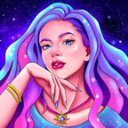 流行色彩-着色艺术品和素描