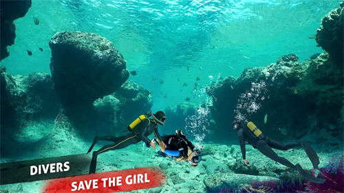肺潜水员游泳宝藏截图