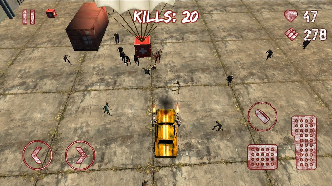 僵尸汽车射击截图