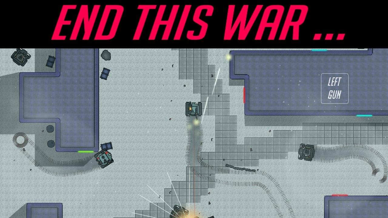 像素赛博朋克坦克截图