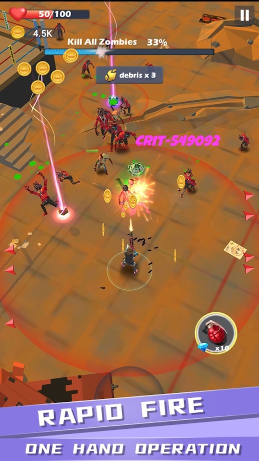 疯狂僵尸-快速射击截图
