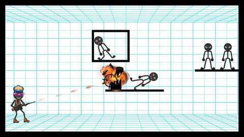 强盗火柴人截图