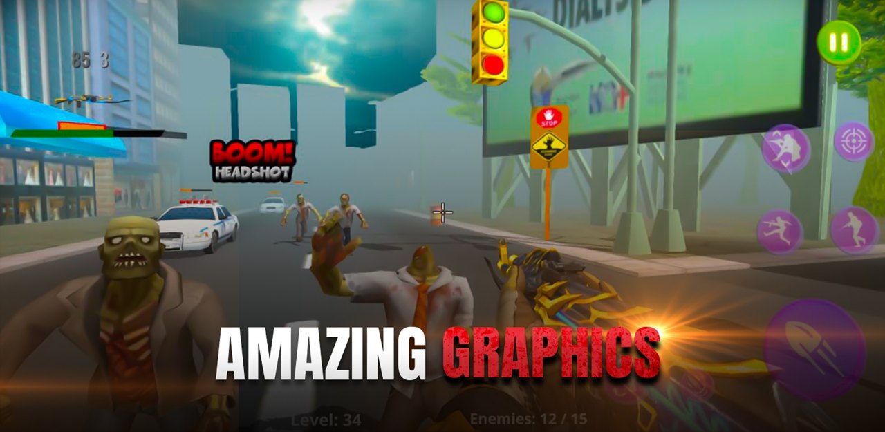 疯狂僵尸射杀截图