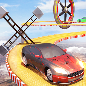 巨型坡道汽车特技