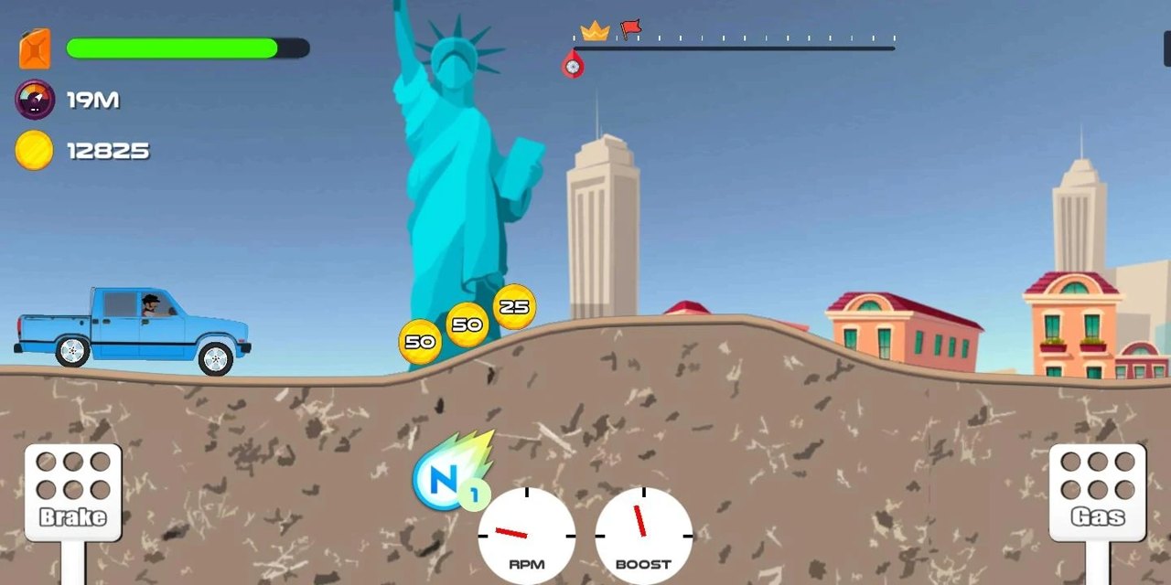 世界爬坡赛车截图