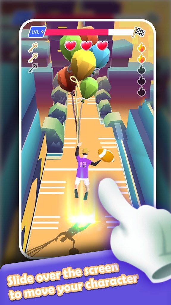 橄榄球传球截图