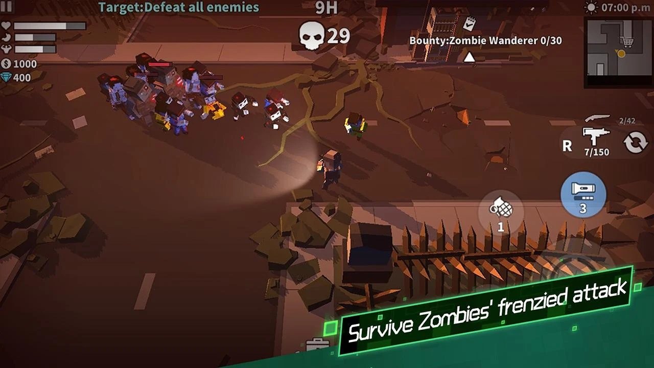 枪手：僵尸生存截图