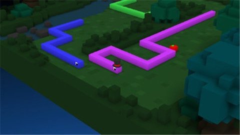 贪吃蛇吃方块截图