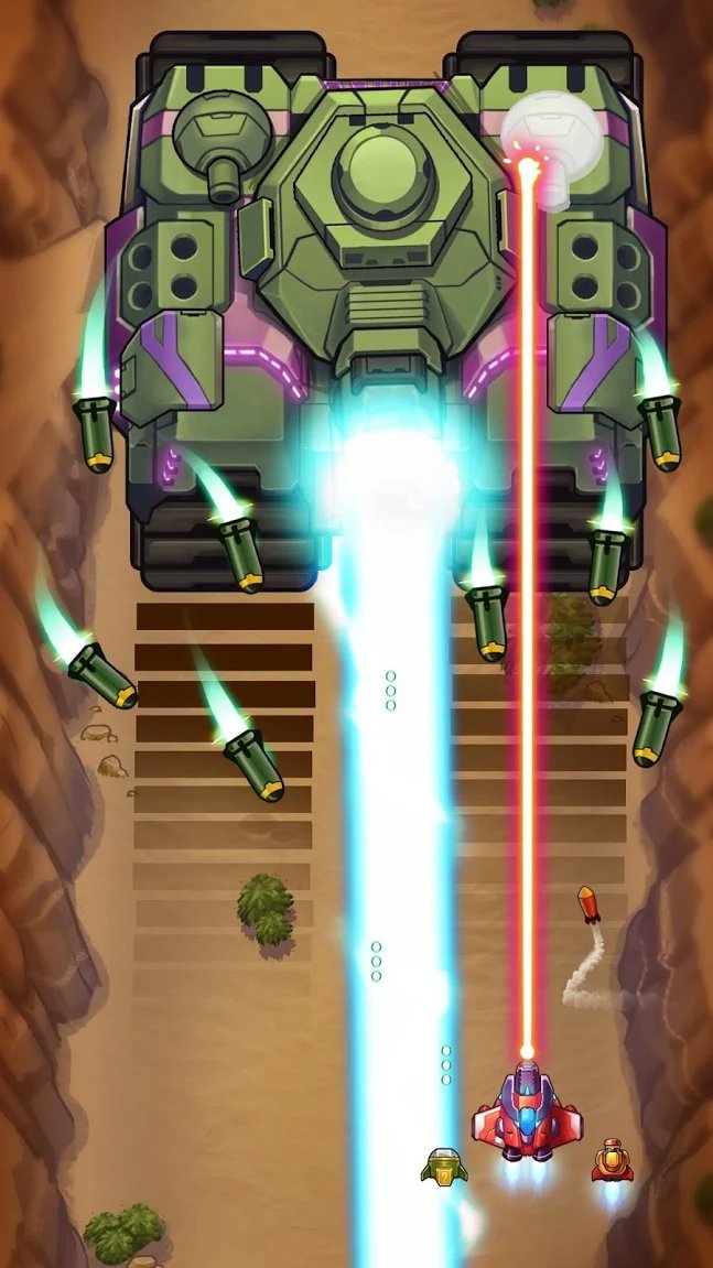 风之翼：太空射手截图