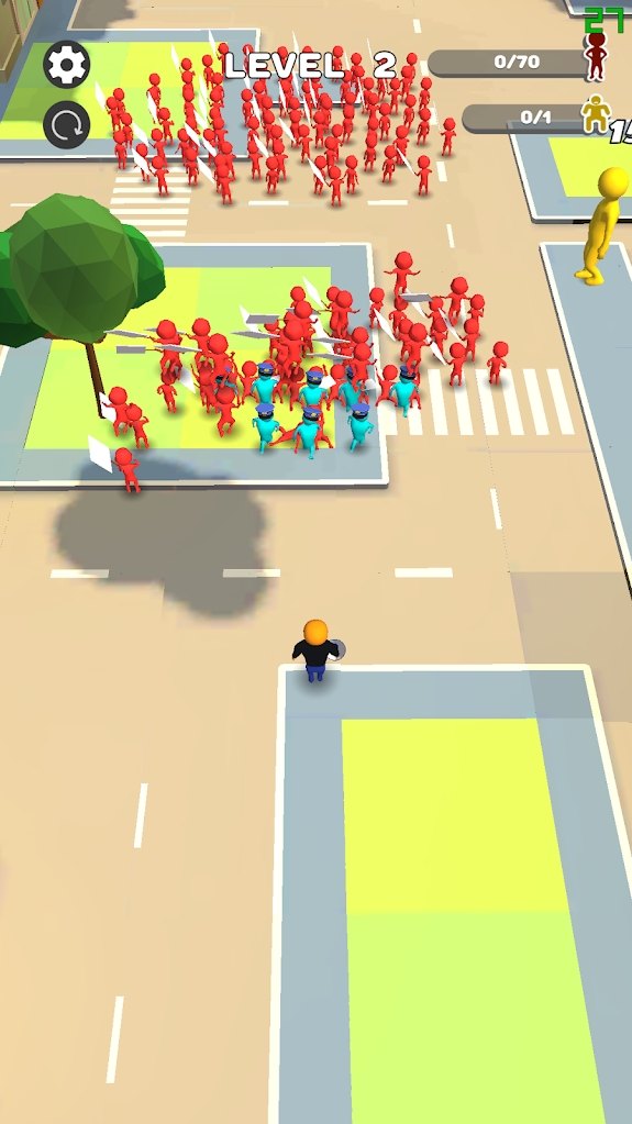 警察停止：人群控制截图