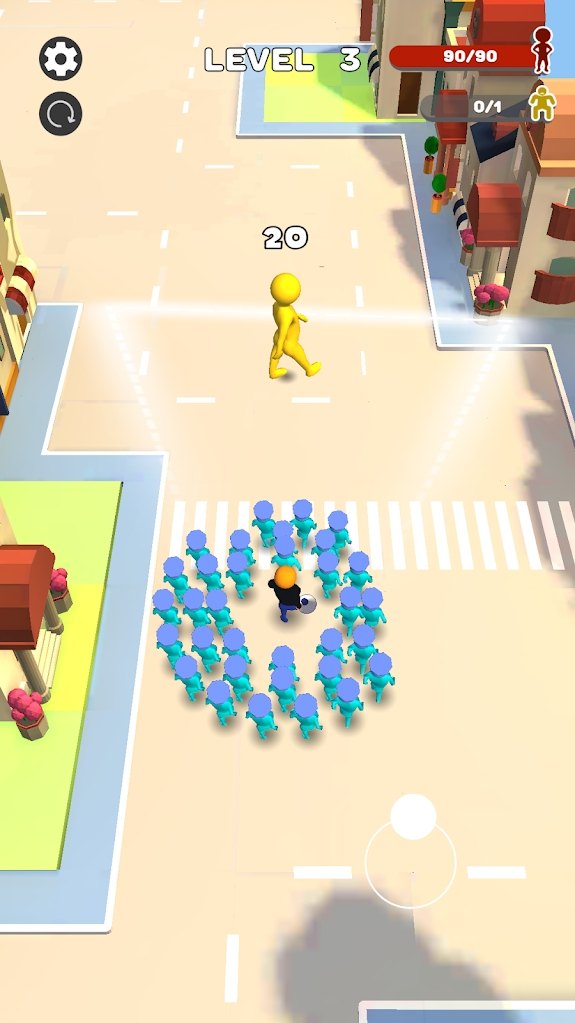 警察停止：人群控制截图