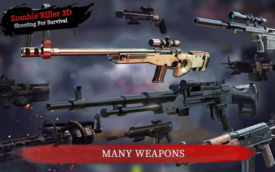 僵尸杀手3D：射击求生截图