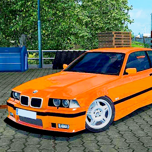 宝马赛车和驾驶模拟器