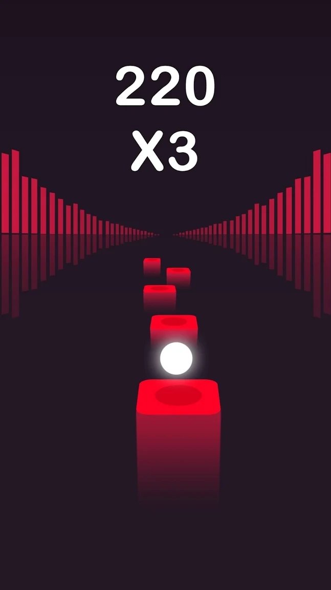 跳球：音乐截图