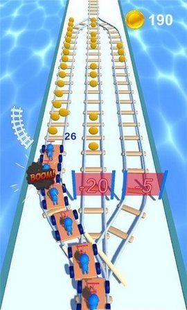 人力小火车冲刺截图