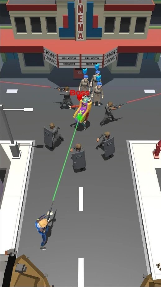 刚刚开枪！截图