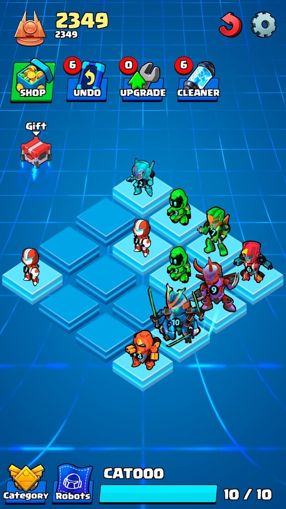 2048合并机器人截图