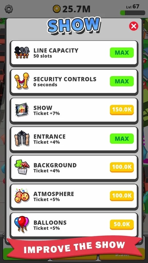 空闲音乐会截图