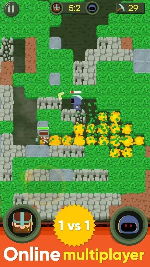 挖掘轰炸机：PvP多人挖掘战斗截图