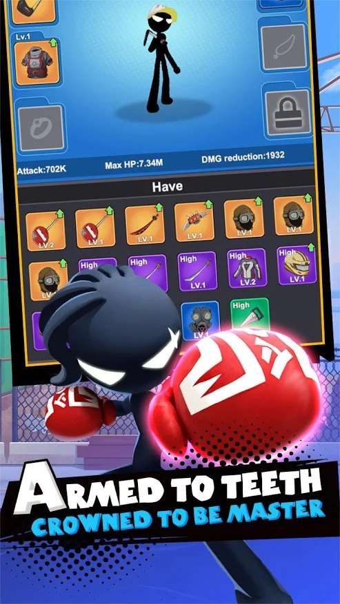 火柴人街头大战的冲突截图