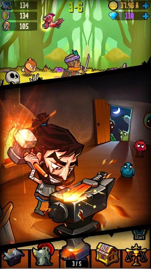 合并与伪造：空闲武器大师截图