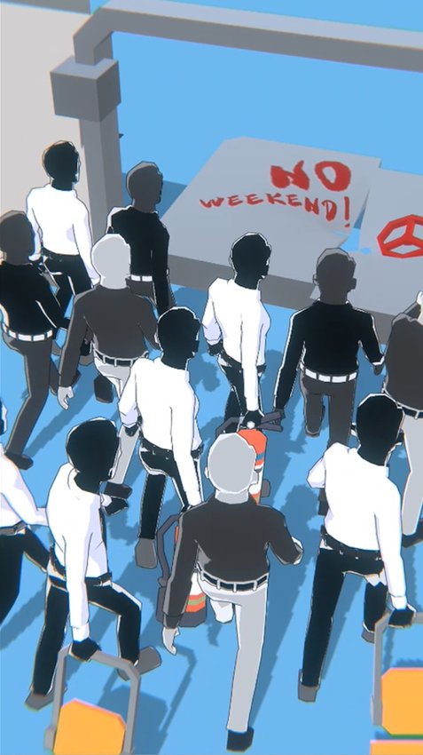 我不想工作截图