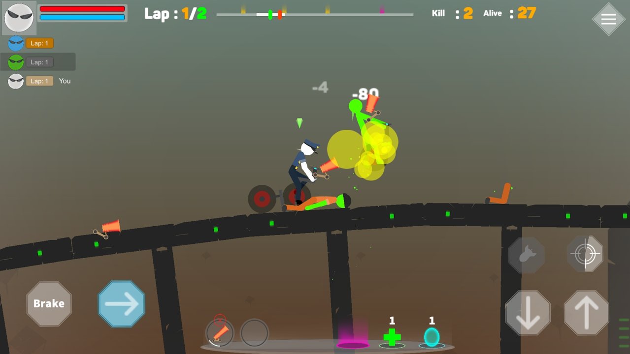 火柴先生：独轮生存截图